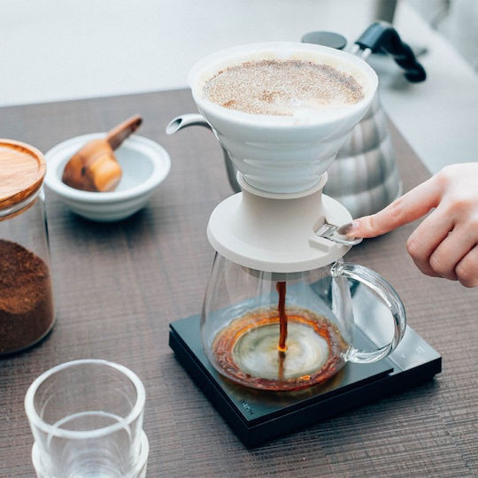 Keramischer Dripper Hario V60 Switch & Match 02 Weiß