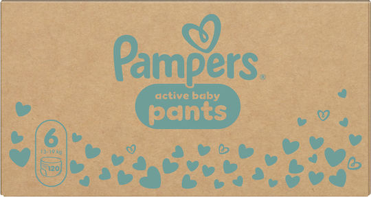 Pampers Windelhosen XLarge Monatspackung Kein. 6 für 13-19kg 120 Stück