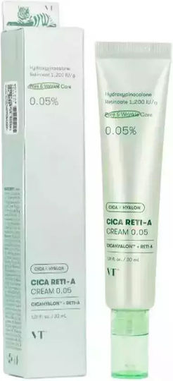 VT Cosmetics Cica Reti-A 0.05 Cream Face Night with Centella Asiatica 30ml