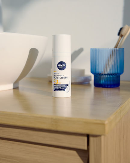 Nivea Sensitive Daily Protect Men's Cream Face Day with SPF30 50ml