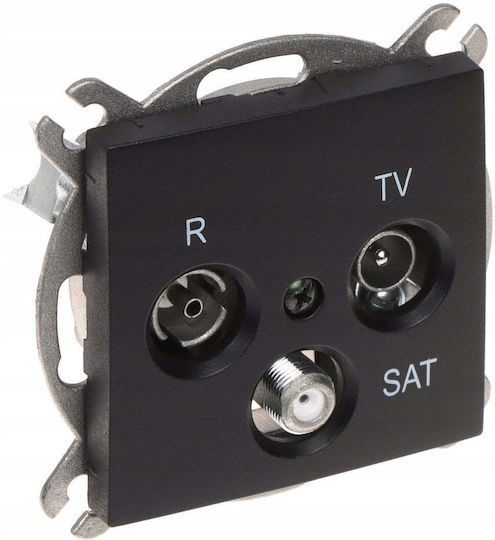 Elektroplast Τερματική Πρίζα Santra 4153-19 Epn R-tv Sat Elektro-plast