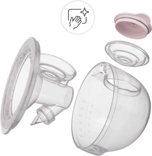 Kinderkraft GENTLEFLOW Електрическа Двойна Помпа за Кърма С Батерия Розова 180ml