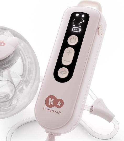 Kinderkraft GENTLEFLOW Електрическа Двойна Помпа за Кърма С Батерия Розова 180ml