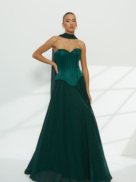 Maxi Abendkleid Grün