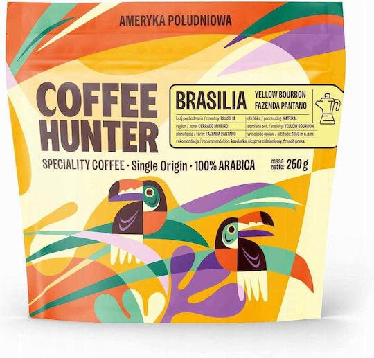 Coffee Hunter Cafea Espresso Arabica Ciocolată Boabe 250g