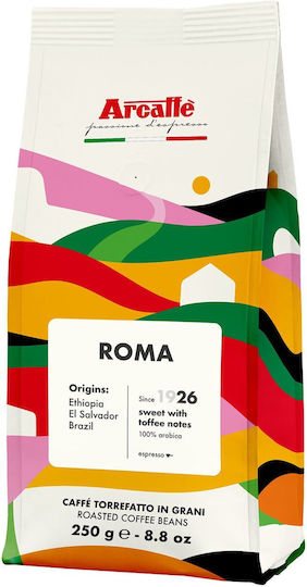 Arcaffe Καφές Espresso Arabica Ethiopia σε Κόκκους 250gr