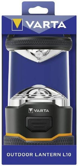 Varta Фенер LED на батерия за къмпинг Черен