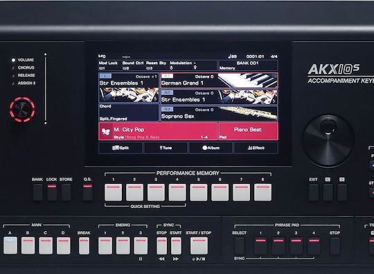 Medeli Medeli Arranger AKX10S Pro Serie mit 61 Tasten mit Gestell Schwarz