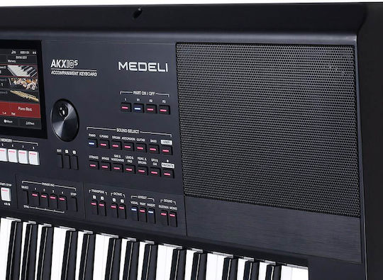 Medeli Medeli Arranger AKX10S Pro Serie mit 61 Tasten mit Gestell Schwarz