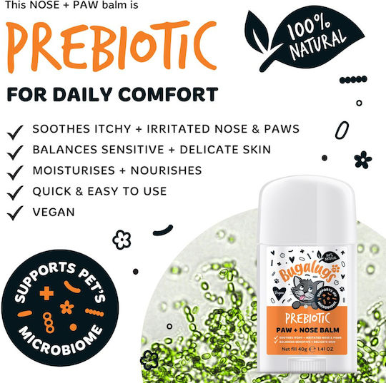 Prebiotic Balm Paws & Nose Cats Form Stick 40gr