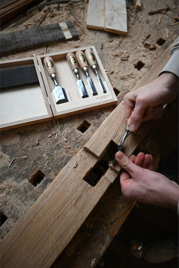 Kirschen Chisels with Wooden Handle Set 5 pcs