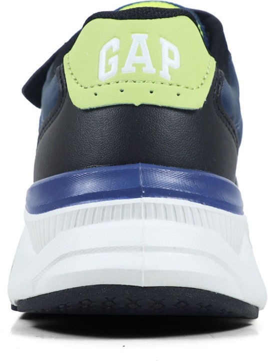 Kids Sneakers Anatomic with Hoop & Loop Closure Blue
