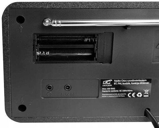 LTC Audio Osa Tabletop Radio Electric / Battery with Bluetooth Silver