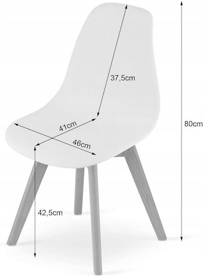 Dining Chairs Made of Polypropylene Yellow 3 Pieces 60x50x50cm Dining Chairs Made of Polypropylene Yellow 3 Pieces 60x50x50cm