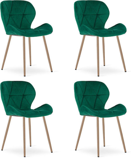 Dining Room Chairs 68x52x49cm 4 Pieces Green
