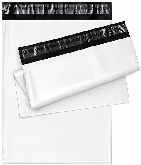 Set Verpackungstaschen Kurier Tasche mit selbstklebender Klappe 50 Stück Weiße 60x80 cm
