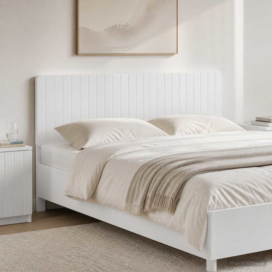 vidaXL Wooden White Bed Headboard 180x50cm