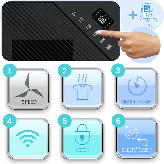 Berdsen BD-532 Dezumidificator cu Compresor și Wi-Fi 20lt