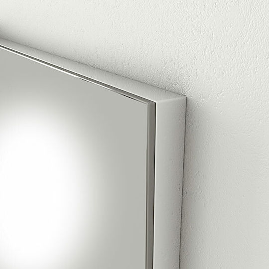 Drop Luxus 100 Πάγκος με Νιπτήρα & Καθρέπτη Μ100xΒ44xΥ16cm Λευκός
