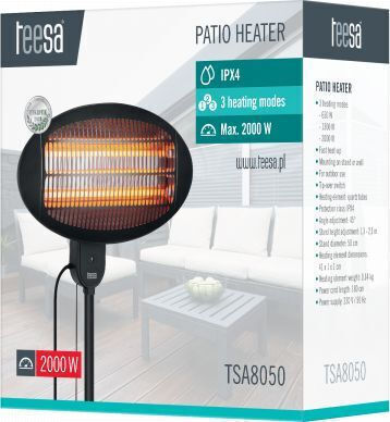 Teesa Încălzitor Electric cu Infraroșu cu Putere 2kW