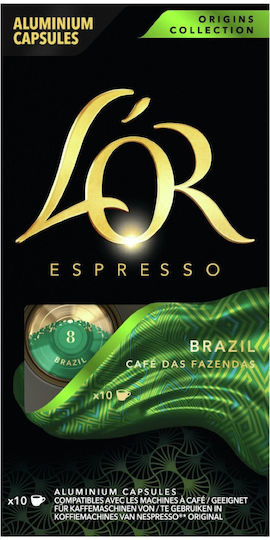 L'Or Espresso Kapseln Karamell Kompatibel mit L'Or Maschine 10 Stück