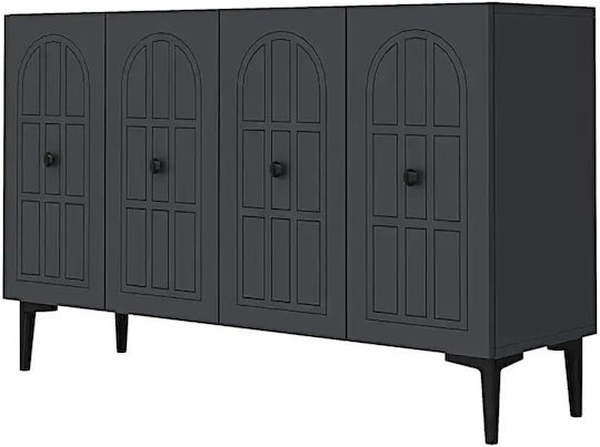 Дървен Буфет Кафяв 120x30x75см