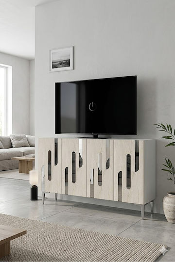 Μπουφές Ξύλινος Καφέ 120x30x75cm