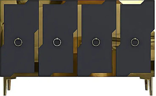 Μπουφές Ξύλινος Καφέ 120x40x75cm