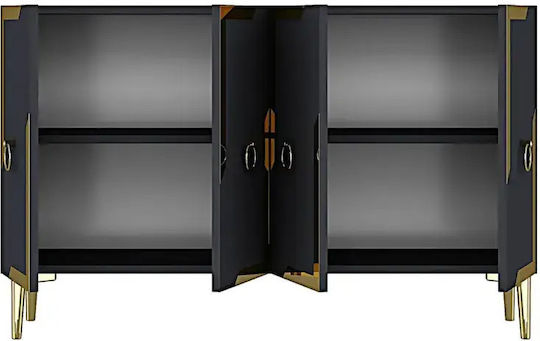 Μπουφές Ξύλινος Καφέ 120x40x75cm