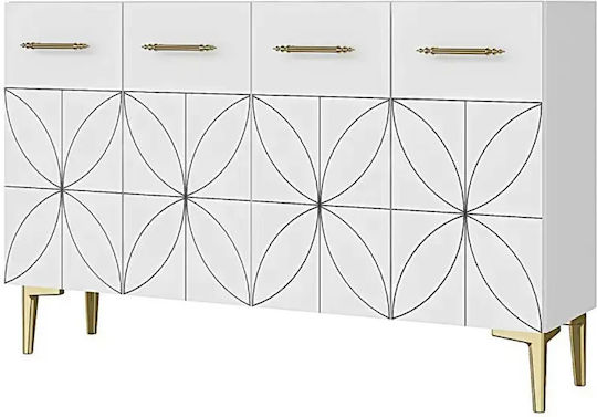 Bufet Din Lemn Ste-021538-V43114 Maro 120x40x75cm