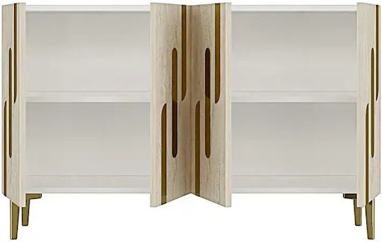Wooden Sideboard Brown 120x30x75cm