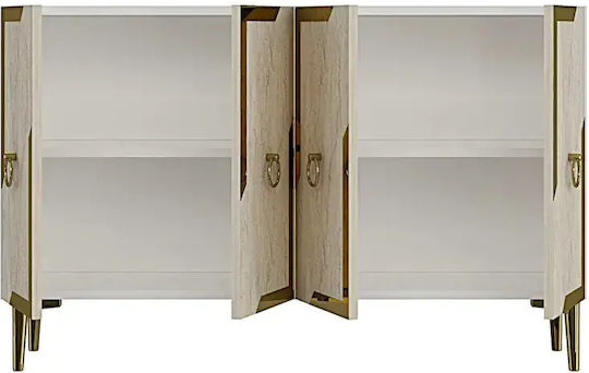 Bufet Din Lemn Ste-021535-V43095 Maro 120x40x75cm