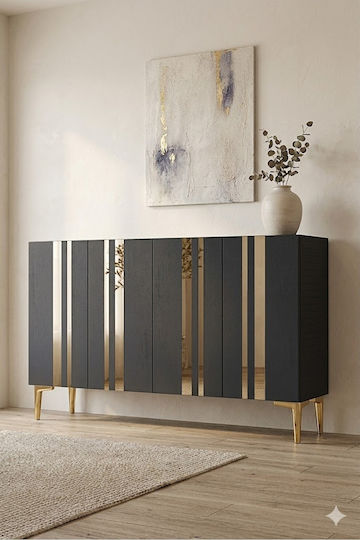 Μπουφές Ξύλινος Καφέ 120x40x75cm