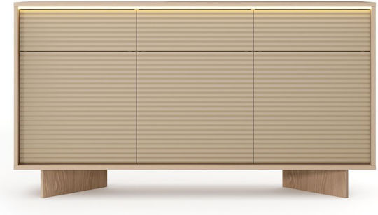 Μπουφές Semi Ξύλινος με Συρτάρια Boliwar 153.9x40x84.4cm