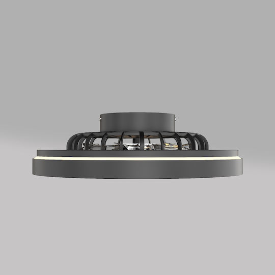 Aca Deckenleuchte 50cm mit Licht Schwarze