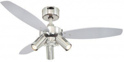 Westinghouse Jet Plus Deckenventilator 105cm mit Leuchte Wenge/Silber