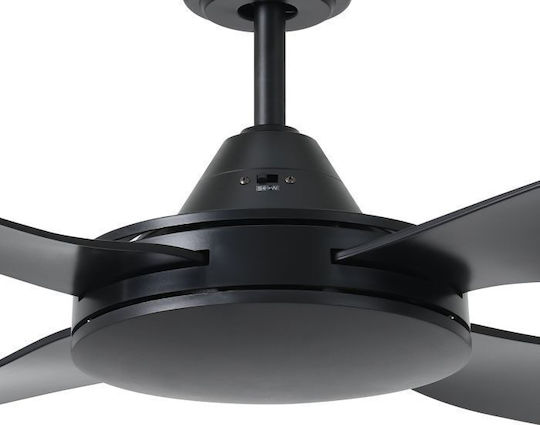Eglo Bondi 1 Deckenventilator Deckenventilator 122cm Matt Schwarz