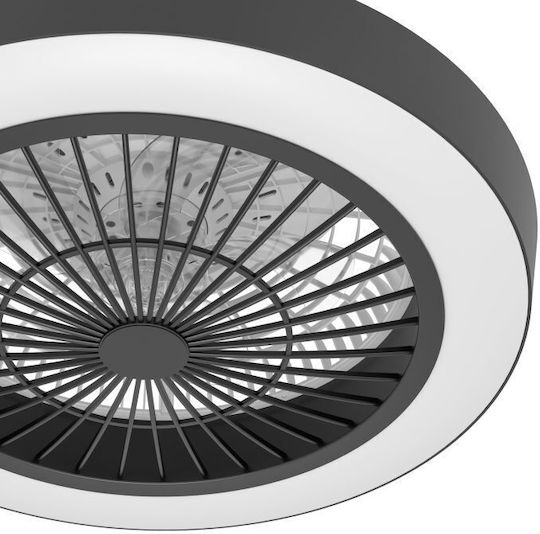 Eglo Sazan Deckenleuchte 55cm mit Licht Schwarze