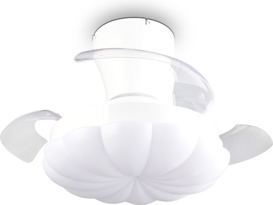 Trio Lighting Boras Ανεμιστήρας Οροφής 60cm με Φως Λευκός
