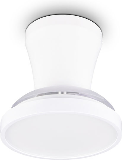 Trio Lighting Moss Deckenventilator 41cm mit Leuchte Weiß