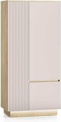 Revtive 102 Dulap cu șase uși cu oglindă 90x52x190cm Cașmir Revtive 102 Dulap cu șase uși cu oglindă 90x52x190cm Cașmir