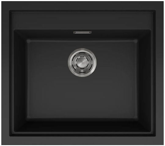 Elleci LKS10586 Drop-In din Granit Lichid M57xP50cm Negru