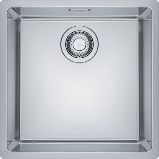 Franke Maris Mrx 110-40 Undermount Kitchen Sink Inox Satin Finish M40xP40cm Silver