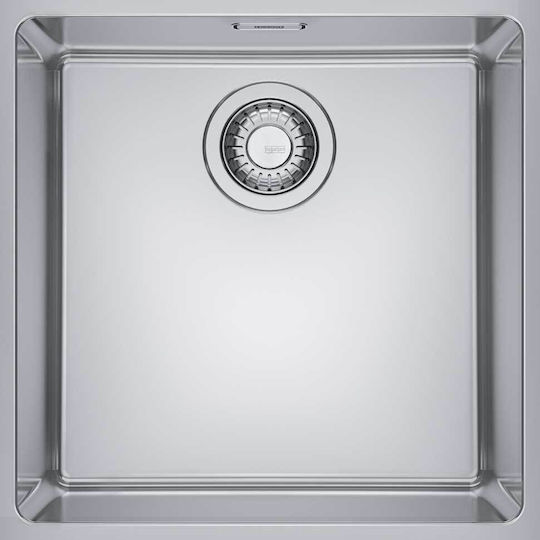 Franke Maris Mrx 110-40 Undermount Kitchen Sink Inox Satin Finish M40xP40cm Silver