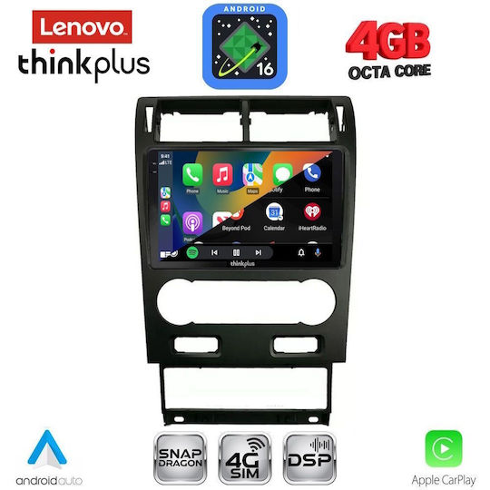 Lenovo Автомобилна Аудио Система за Ford Mondeo 2003-2006 (Bluetooth/USB/Вграден Wi-Fi/GPS/Apple CarPlay/Android Auto) с Touch Screen 9"
