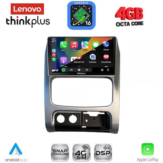 Lenovo Автомобилна Аудио Система за Jeep Cherokee / Liberty 2002-2007 (Bluetooth/USB/WiFi/GPS/Apple CarPlay/Android Auto) с Touch Screen 9"