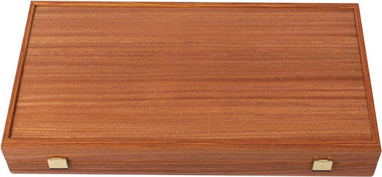 Manopoulos Mahogany cu măslin Lucrat manual Table Lemn cu Piese 48x48cm