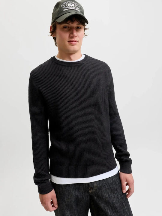 Crew Neck Πουλόβερ Μακρυμάνικο Black