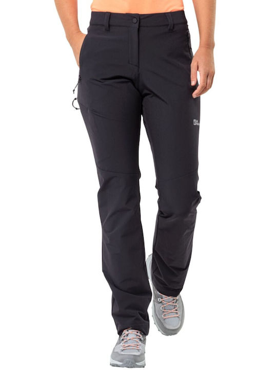 Jack Wolfskin Holdsteig Pantaloni Lungi de Drumeție Pentru Femei Negru