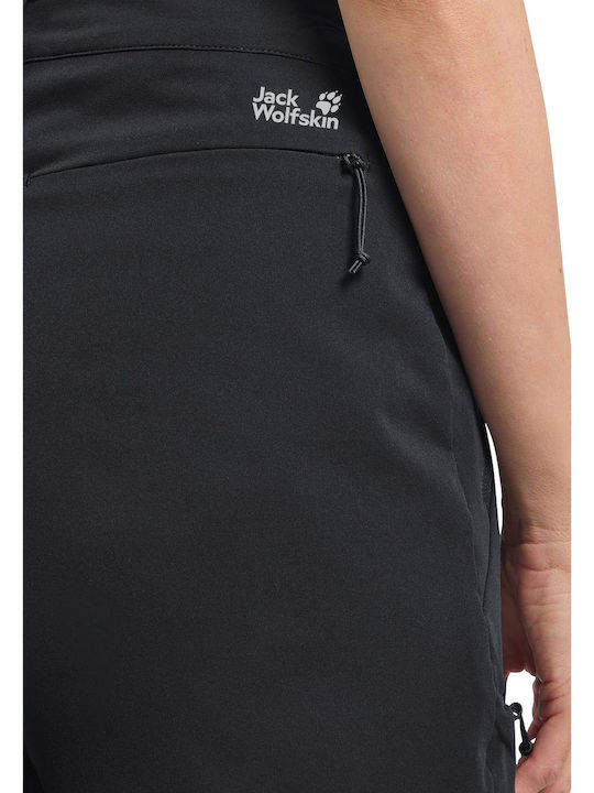 Jack Wolfskin Pico Trail Pantaloni lungi de drumeție pentru femei Negru